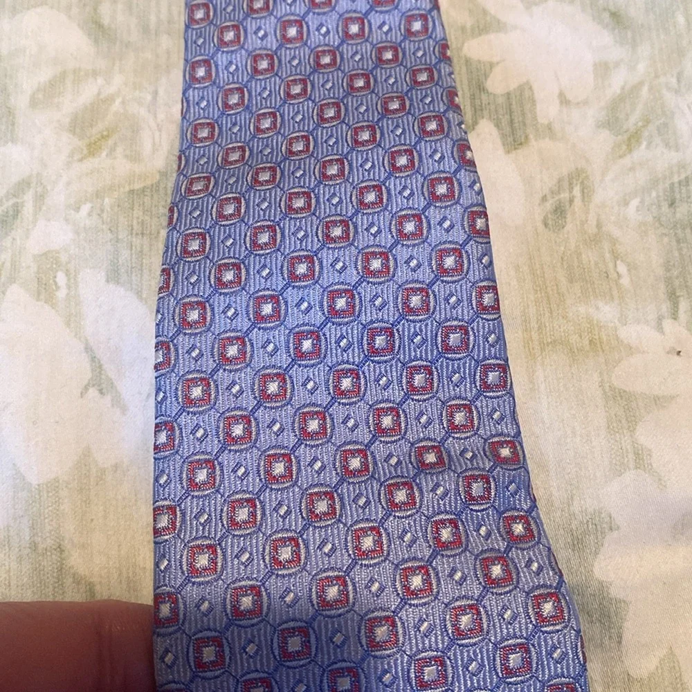Boy's Assorted Patterned Ties - Blue, Purple, Green